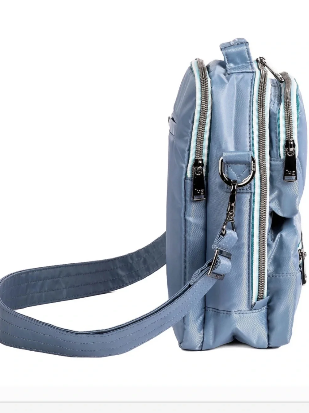 LUG Blue Moon/IcePop/Aloha Teal Quilted Light Blue Cute Messenger Crossbody 💙💙💙